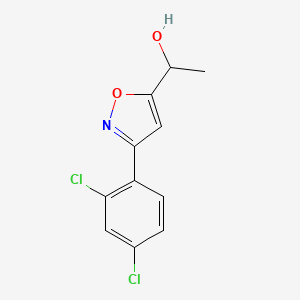 1-[3-(2,4-Dichlorophenyl)-1,2-oxazol-5-yl]ethanol