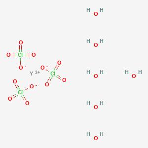 molecular formula ClHO4Y B077894 Yttrium perchlorate CAS No. 14017-56-2