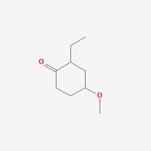 molecular formula C9H16O2 B077899 2-Ethyl-4-methoxycyclohexanone CAS No. 13482-27-4