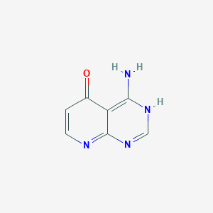 molecular formula C7H6N4O B7789983 4-amino-3H-pyrido[2,3-d]pyrimidin-5-one 
