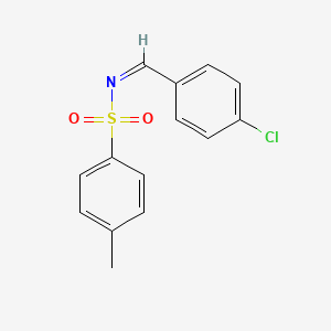 molecular formula C14H12ClNO2S B7790316 N-(4-CHLOROBENZYLIDENE)-4-METHYLBENZENESULFONAMIDE 