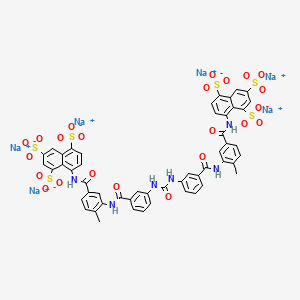 molecular formula C51H34N6Na6O23S6 B7790385 Suramin (sodium salt) 