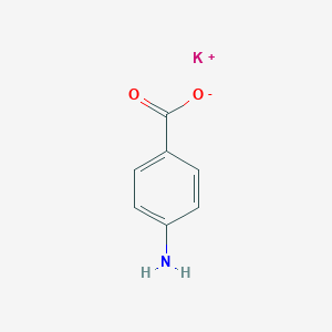 molecular formula C7H6KNO2 B7790450 potassium;4-aminobenzoate 