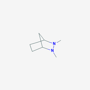 molecular formula C7H14N2 B077905 2,3-Dimethyl-2,3-diazabicyclo[2.2.1]heptane CAS No. 14287-89-9