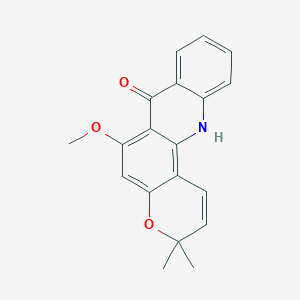 6-methoxy-3,3-dimethyl-12H-pyrano[2,3-c]acridin-7-one