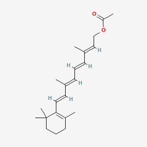 molecular formula C22H32O2 B7790764 Retinol, acetate CAS No. 64536-04-5