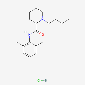 molecular formula C18H29ClN2O B7790788 Bupivacaine Hydrochloride CAS No. 15233-43-9