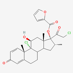 (8xi,11beta,14xi,16alpha)-9,21-Dichloro-11-hydroxy-16-methyl-3,20-dioxopregna-1,4-dien-17-yl furan-2-carboxylate