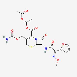 molecular formula C20H22N4O10S B7790884 cefuroxime axetil 