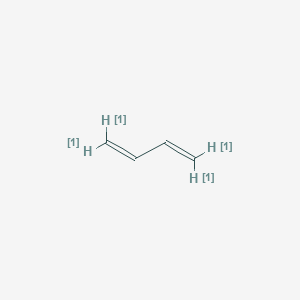 molecular formula C4H2D4 B077909 1,3-Butadiene, 1,1,4,4-tetradeutero-, (E)- CAS No. 10545-58-1