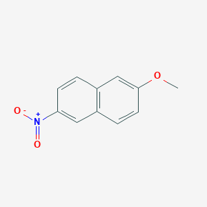 molecular formula C11H9NO3 B7790940 2-Methoxy-6-nitronaphthalene CAS No. 4900-67-8