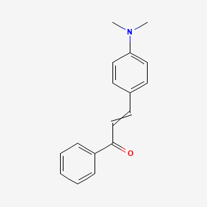 molecular formula C17H17NO B7790968 1-Phenyl-3-(4-dimethylaminophenyl)-1-oxo-prop-2-ene 