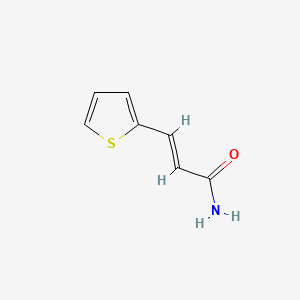 molecular formula C7H7NOS B7791013 2-Propenamide, 3-(2-thienyl)-, (2E)- CAS No. 36650-39-2