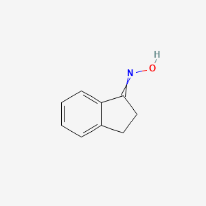 molecular formula C9H9NO B7791017 2,3-二氢-1H-茚满-1-酮肟 