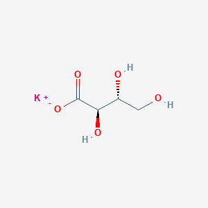 molecular formula C4H7KO5 B7791020 potassium;(2R,3R)-2,3,4-trihydroxybutanoate 
