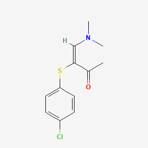 3-[(4-Chlorophenyl)thio]-4-(dimethylamino)but-3-en-2-one