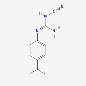 1-Cyano-3-[4-(propan-2-yl)phenyl]guanidine