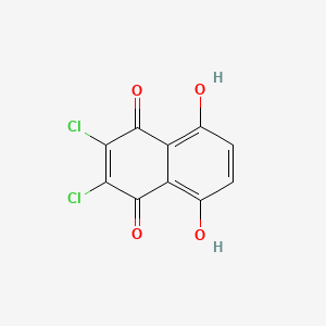 1,4-Naphthoquinone, 2,3-dichloro-5,8-dihydroxy-