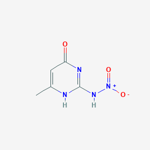 molecular formula C5H6N4O3 B7791206 N-(6-methyl-4-oxo-1H-pyrimidin-2-yl)nitramide 