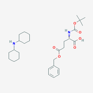 molecular formula C29H46N2O6 B077913 Boc-glu(obzl)-oh dcha CAS No. 13574-84-0