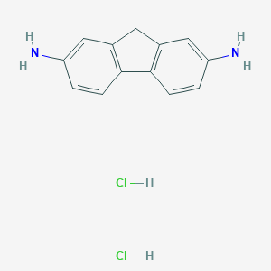 molecular formula C13H13ClN2 B077915 9H-Fluorene-2,7-diamine dihydrochloride CAS No. 13548-69-1