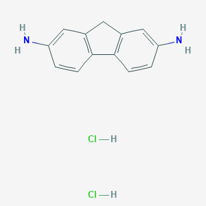 molecular formula C13H14Cl2N2 B077915 9H-芴-2,7-二胺二盐酸盐 CAS No. 13548-69-1