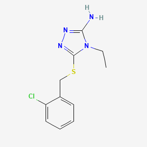 molecular formula C11H13ClN4S B7792383 C11H13ClN4S 