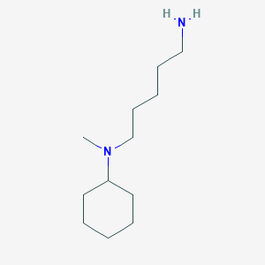 molecular formula C12H26N2 B7792403 N-(5-aminopentyl)-N-methylcyclohexanamine 