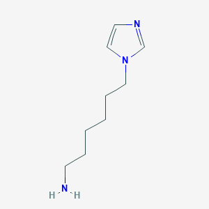 molecular formula C9H17N3 B7792414 1H-Imidazole-1-hexanamine CAS No. 78415-63-1