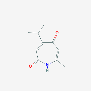 molecular formula C10H13NO2 B077925 4-Isopropyl-7-methyl-1H-azepine-2,5-dione CAS No. 10315-42-1