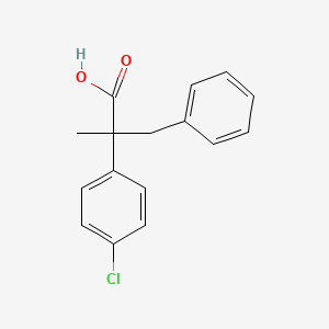 2-(4-Chlorophenyl)-2-methyl-3-phenylpropanoicacid