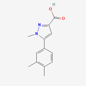 5-(3,4-dimethylphenyl)-1-methyl-1H-pyrazole-3-carboxylicacid