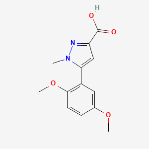 5-(2,5-dimethoxyphenyl)-1-methyl-1H-pyrazole-3-carboxylic acid
