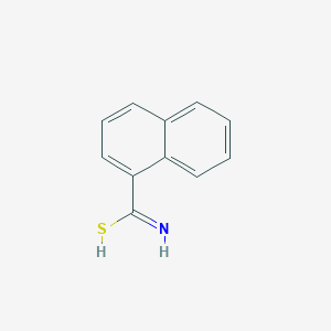 molecular formula C11H9NS B7792799 naphthalene-1-carboximidothioic acid 
