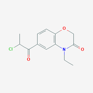 6-(2-Chloropropanoyl)-4-ethyl-1,4-benzoxazin-3-one