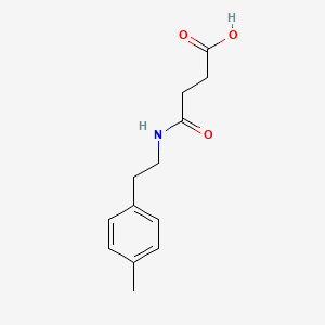molecular formula C13H17NO3 B7792892 4-[2-(4-Methylphenyl)ethylamino]-4-oxobutanoic acid 