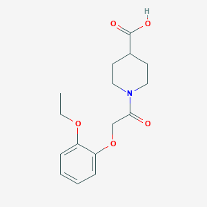 1-[2-(2-ethoxyphenoxy)acetyl]piperidine-4-carboxylic Acid
