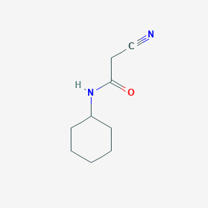 molecular formula C9H14N2O B077931 2-cyano-N-cyclohexylacetamide CAS No. 15029-38-6