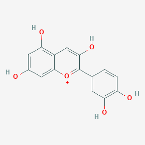 molecular formula C15H11O6+ B077932 Cyanidin CAS No. 13306-05-3