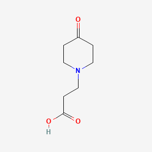 molecular formula C8H13NO3 B7793379 3-(4-Oxopiperidin-1-yl)propanoic acid 