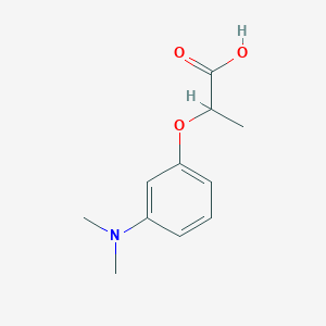 2-[3-(Dimethylamino)phenoxy]propanoic acid