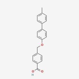 4-[[4-(4-Methylphenyl)phenoxy]methyl]benzoic acid
