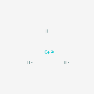 molecular formula CeH3 B077945 Cerium(3+) trihydride CAS No. 12643-00-4