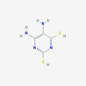 molecular formula C4H6N4S2 B7794629 5,6-diaminopyrimidine-2,4-dithiol 