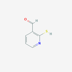molecular formula C6H5NOS B7794661 2-sulfanylpyridine-3-carbaldehyde 