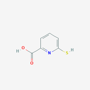 molecular formula C6H5NO2S B7794782 6-sulfanylpyridine-2-carboxylic acid 
