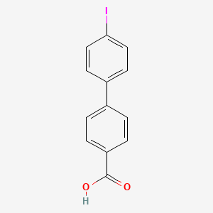 molecular formula C13H9IO2 B7794838 4-(4-Iodophenyl)benzoic acid CAS No. 5731-12-4