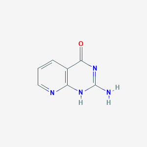 molecular formula C7H6N4O B7794870 2-amino-1H-pyrido[2,3-d]pyrimidin-4-one 