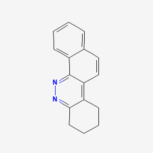 molecular formula C16H14N2 B7794968 7,8,9,10-tetrahydrodibenzo[c,h]cinnoline CAS No. 18515-68-9