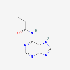 molecular formula C8H9N5O B7794997 N-(9H-purin-6-yl)propanamide 